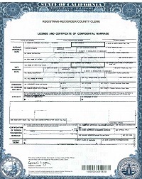 Marriage Certificate